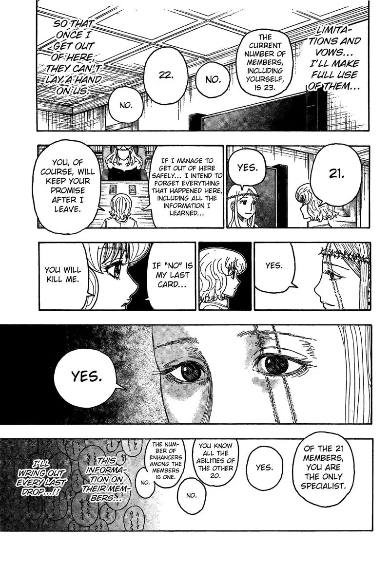 Hunter X Hunter Chapter 409 page 13