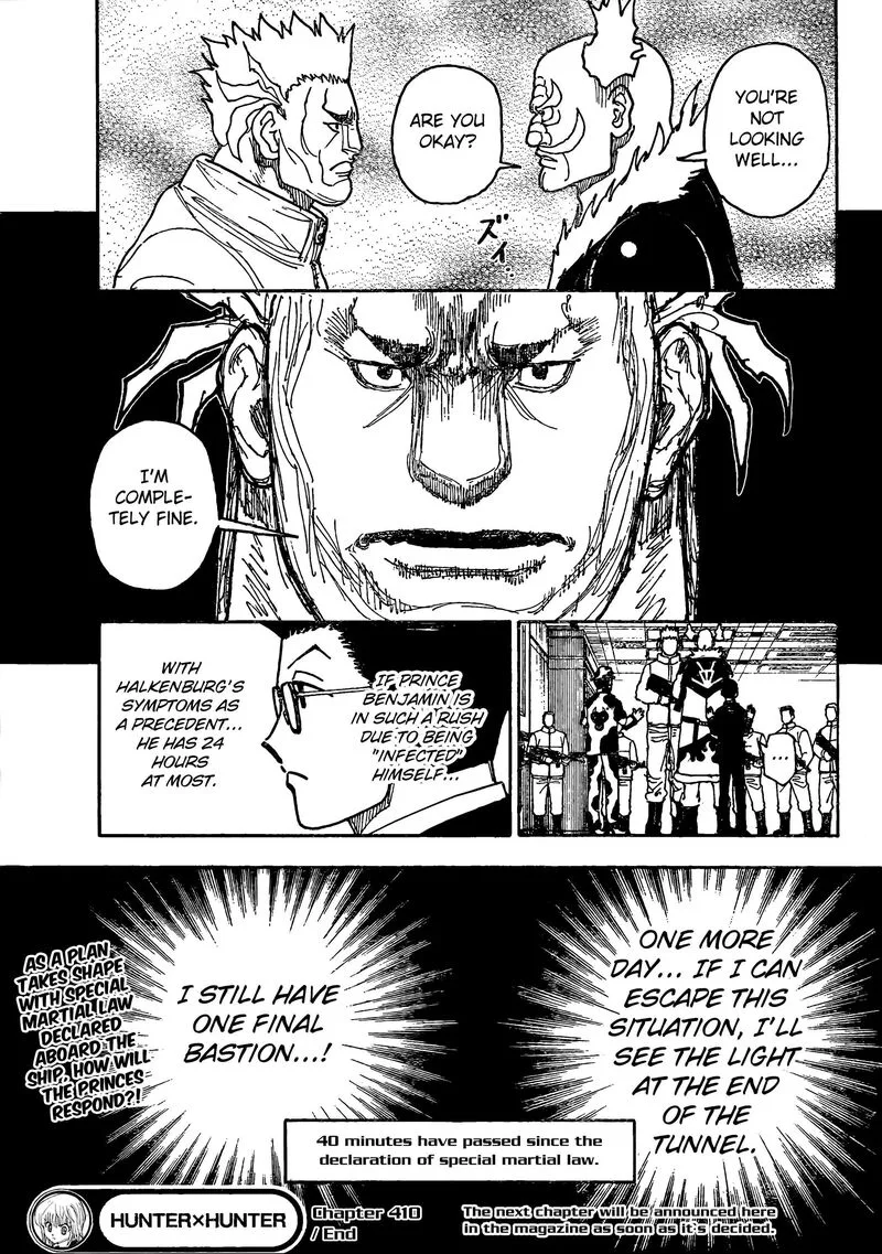 Hunter X Hunter Chapter 410 page 16