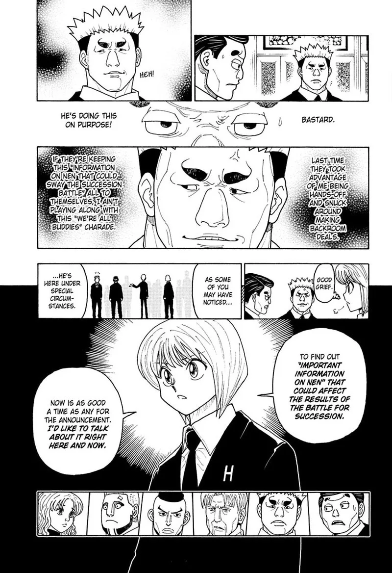 Hunter X Hunter Chapter 411 page 13