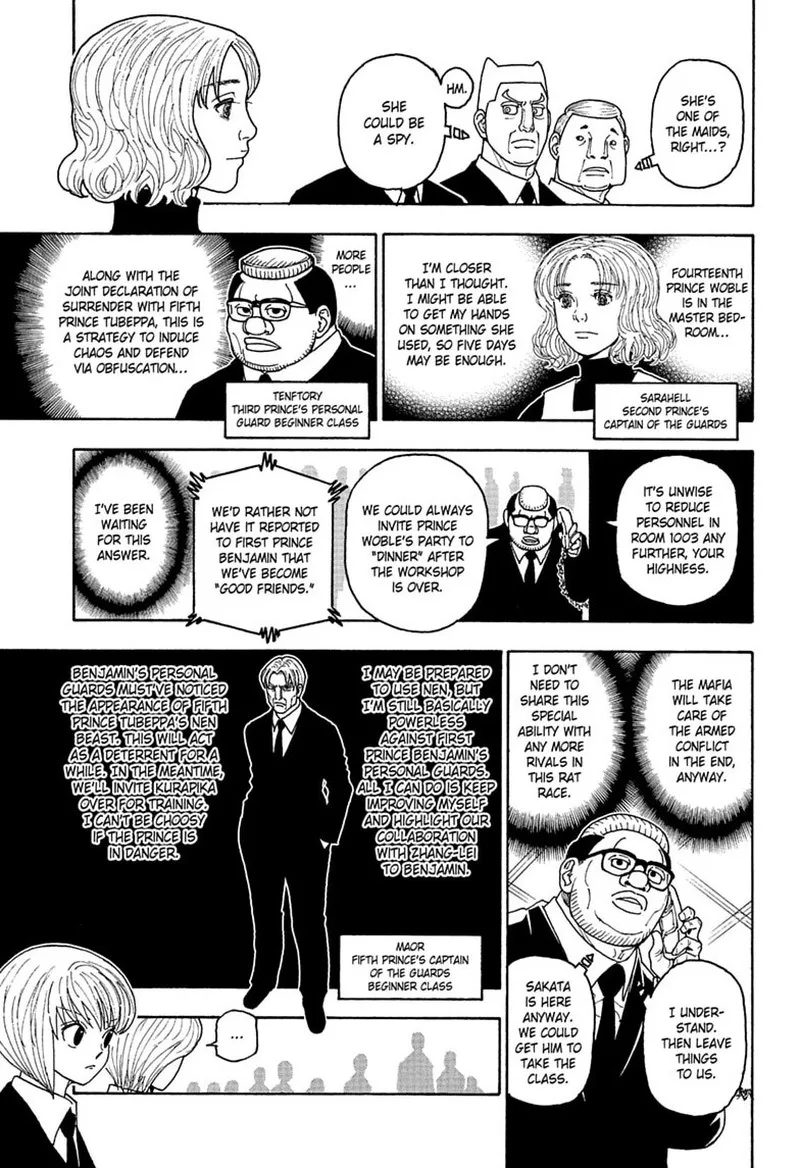 Hunter X Hunter Chapter 411 page 9