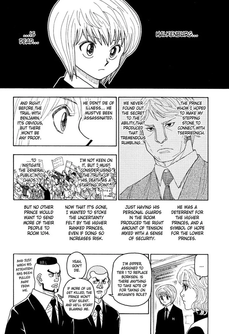 Hunter X Hunter Chapter 411 page 10