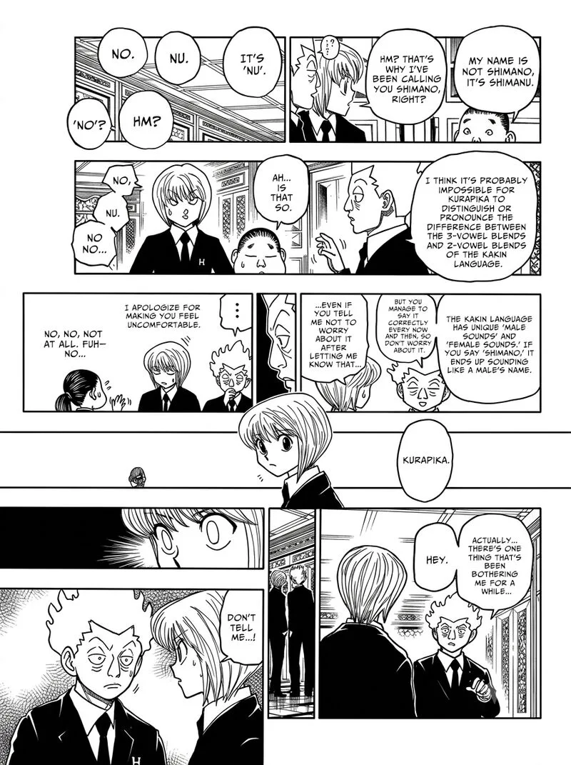 Hunter X Hunter Chapter 412 page 4