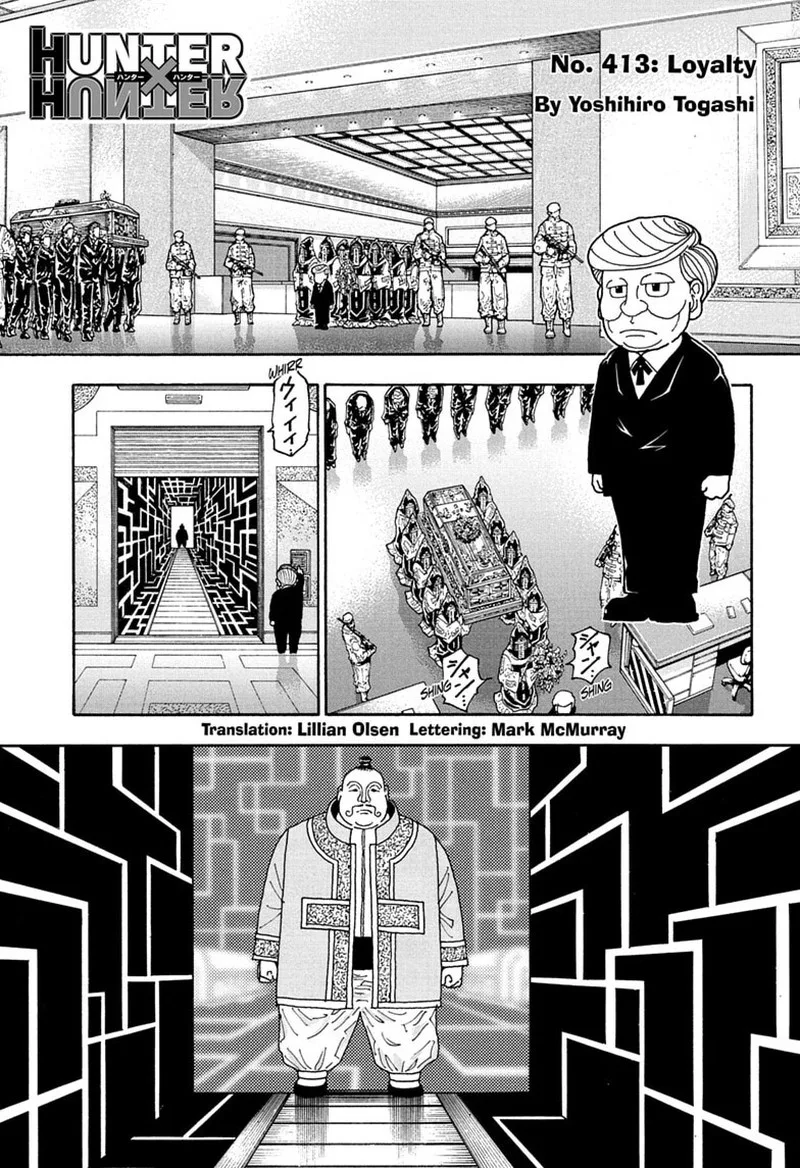 Hunter X Hunter Chapter 413 page 1