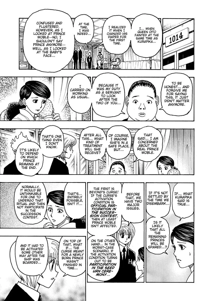 Hunter X Hunter Chapter 414 page 9