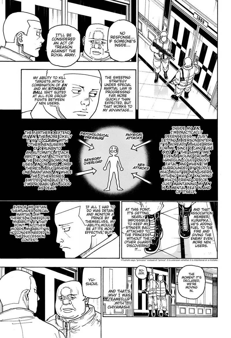 Hunter X Hunter Chapter 414 page 7