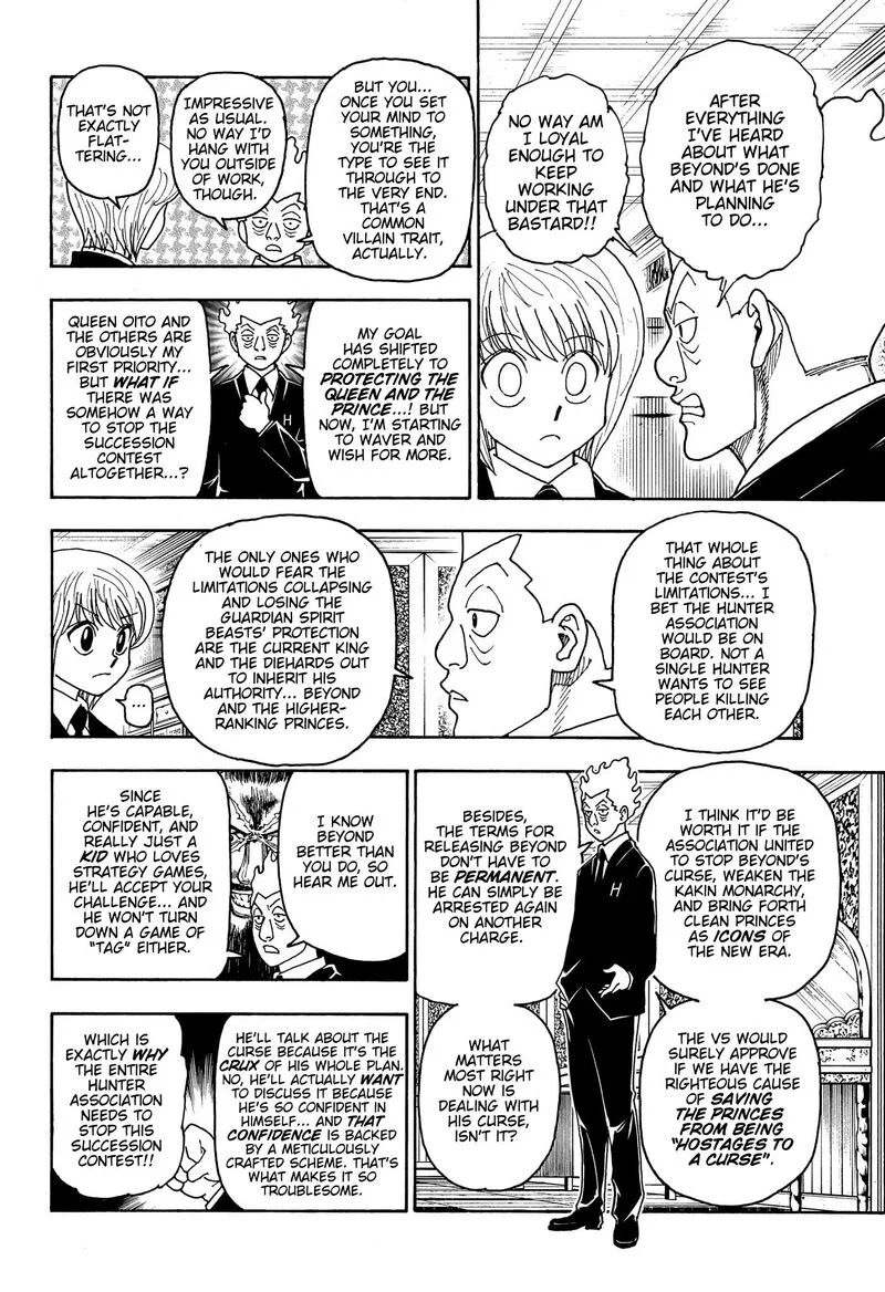 Hunter X Hunter Chapter 414 page 12