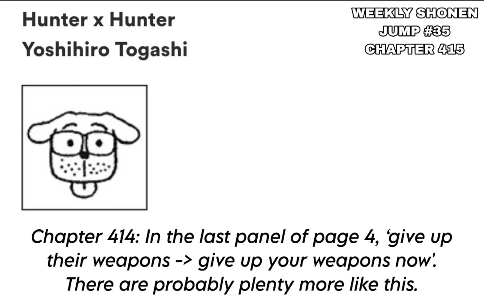 Hunter X Hunter Chapter 415 page 20
