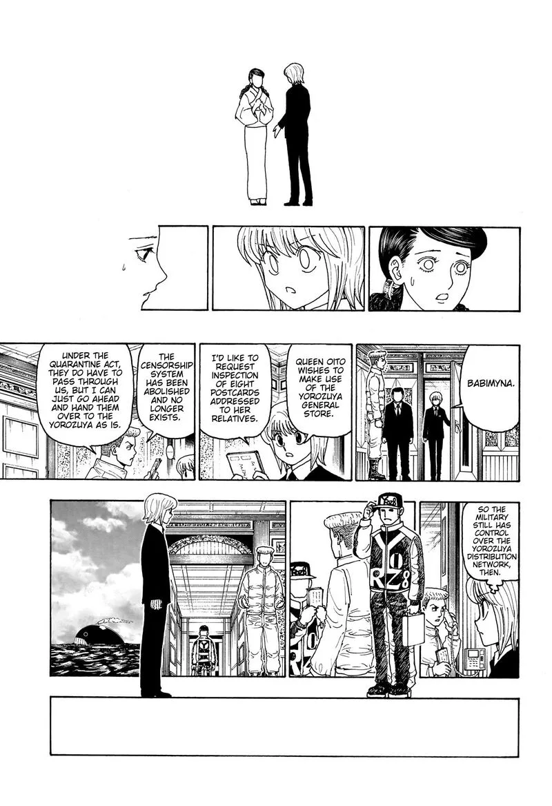Hunter X Hunter Chapter 415 page 11