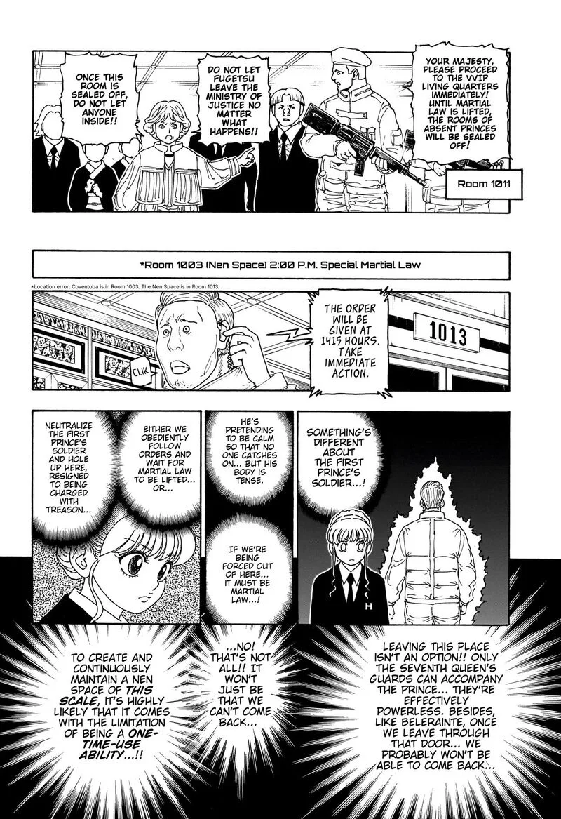 Hunter X Hunter Chapter 415 page 17