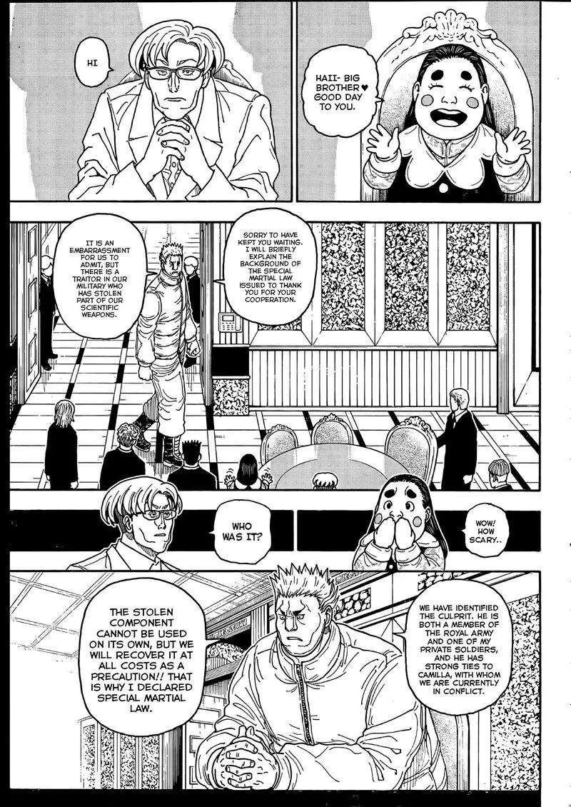 Hunter X Hunter Chapter 417 page 9
