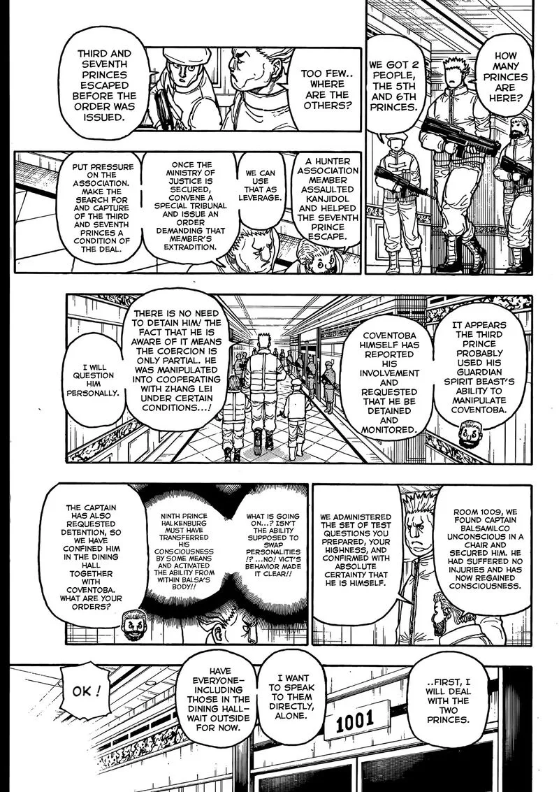 Hunter X Hunter Chapter 417 page 7