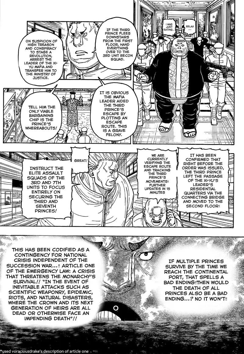 Hunter X Hunter Chapter 417 page 15