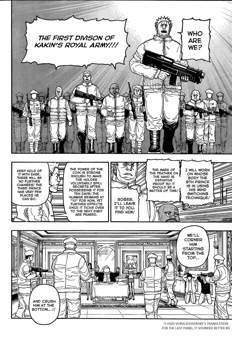 Hunter X Hunter Chapter 417 page 14