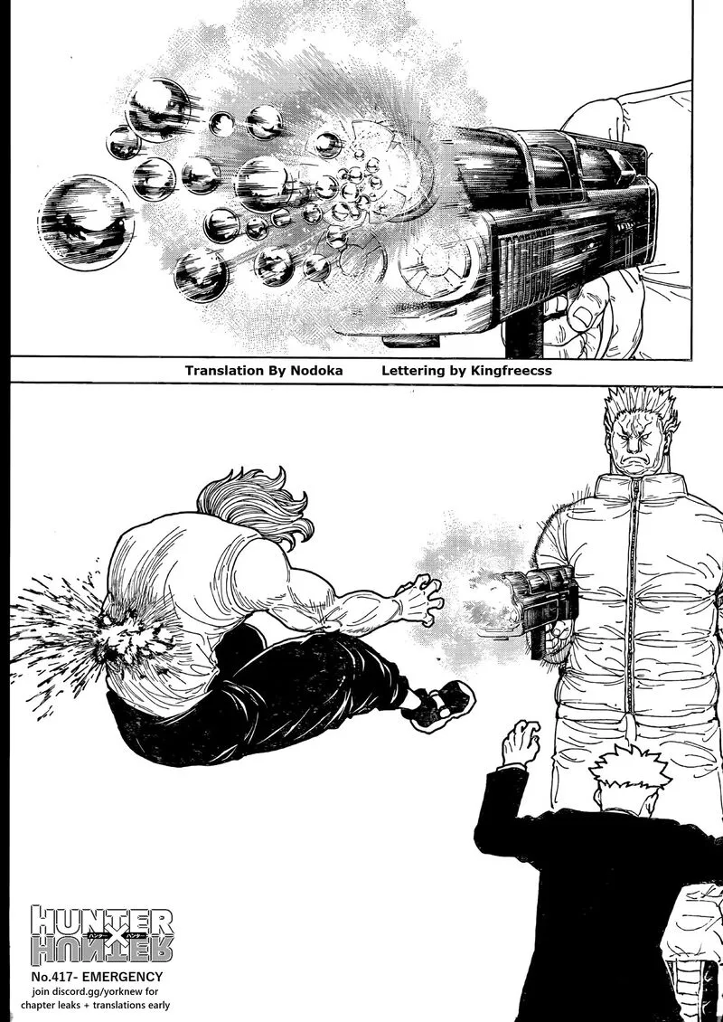 Hunter X Hunter Chapter 417 page 1