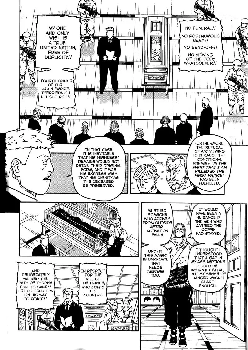 Hunter X Hunter Chapter 418 page 12