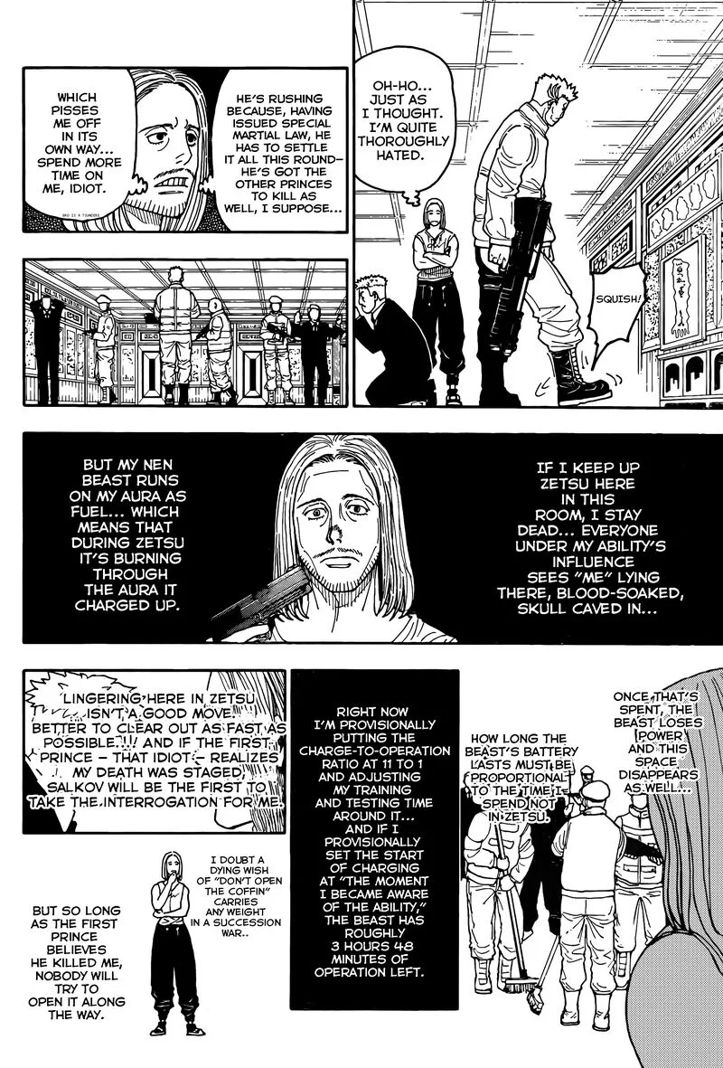 Hunter X Hunter Chapter 418 page 10