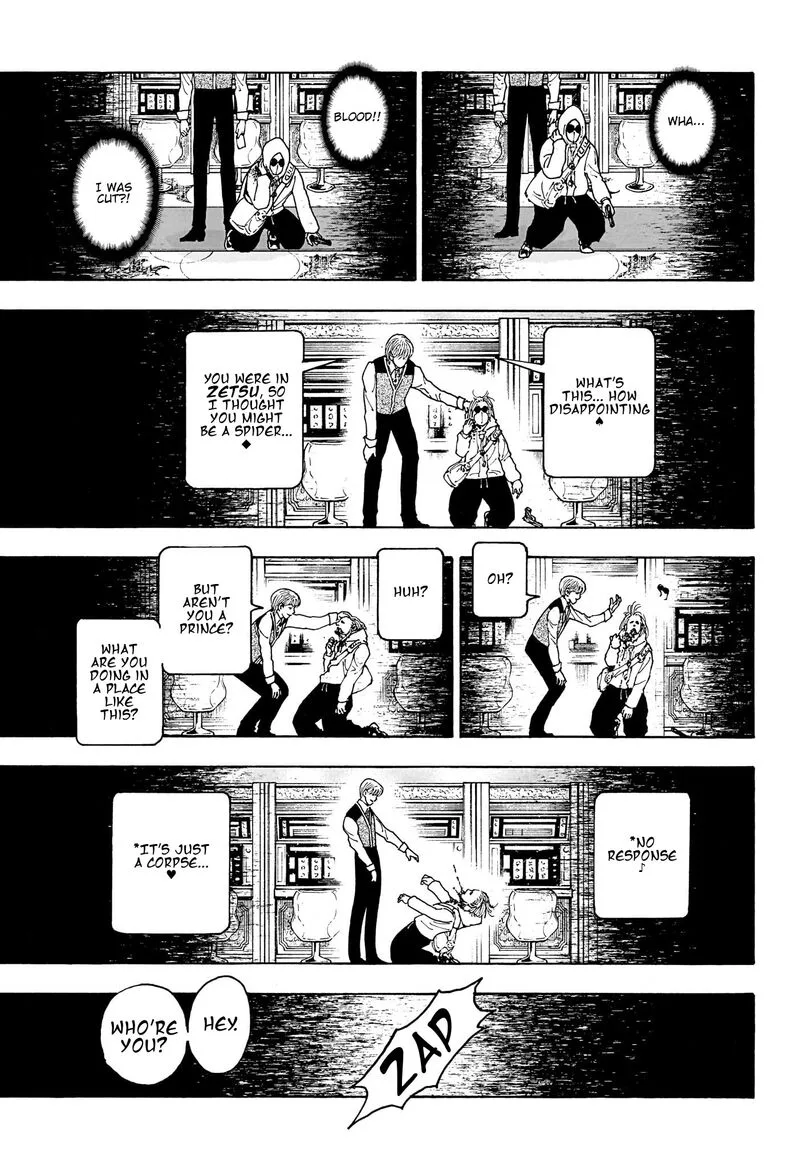Hunter X Hunter Chapter 420 page 9
