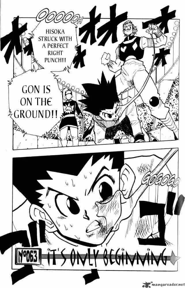 Hunter X Hunter Chapter 63 page 1