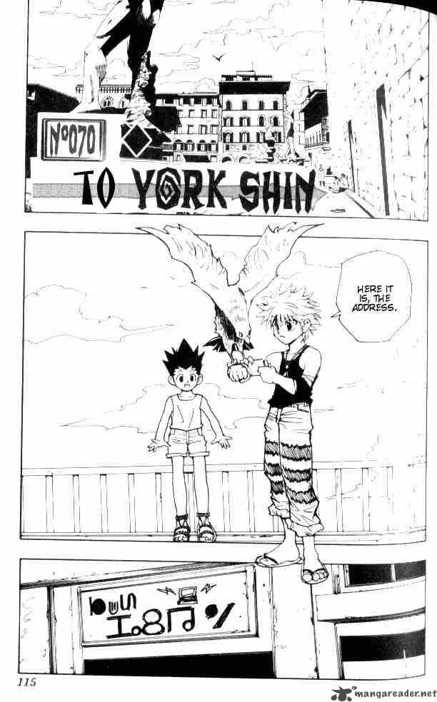 Hunter X Hunter Chapter 70 page 1