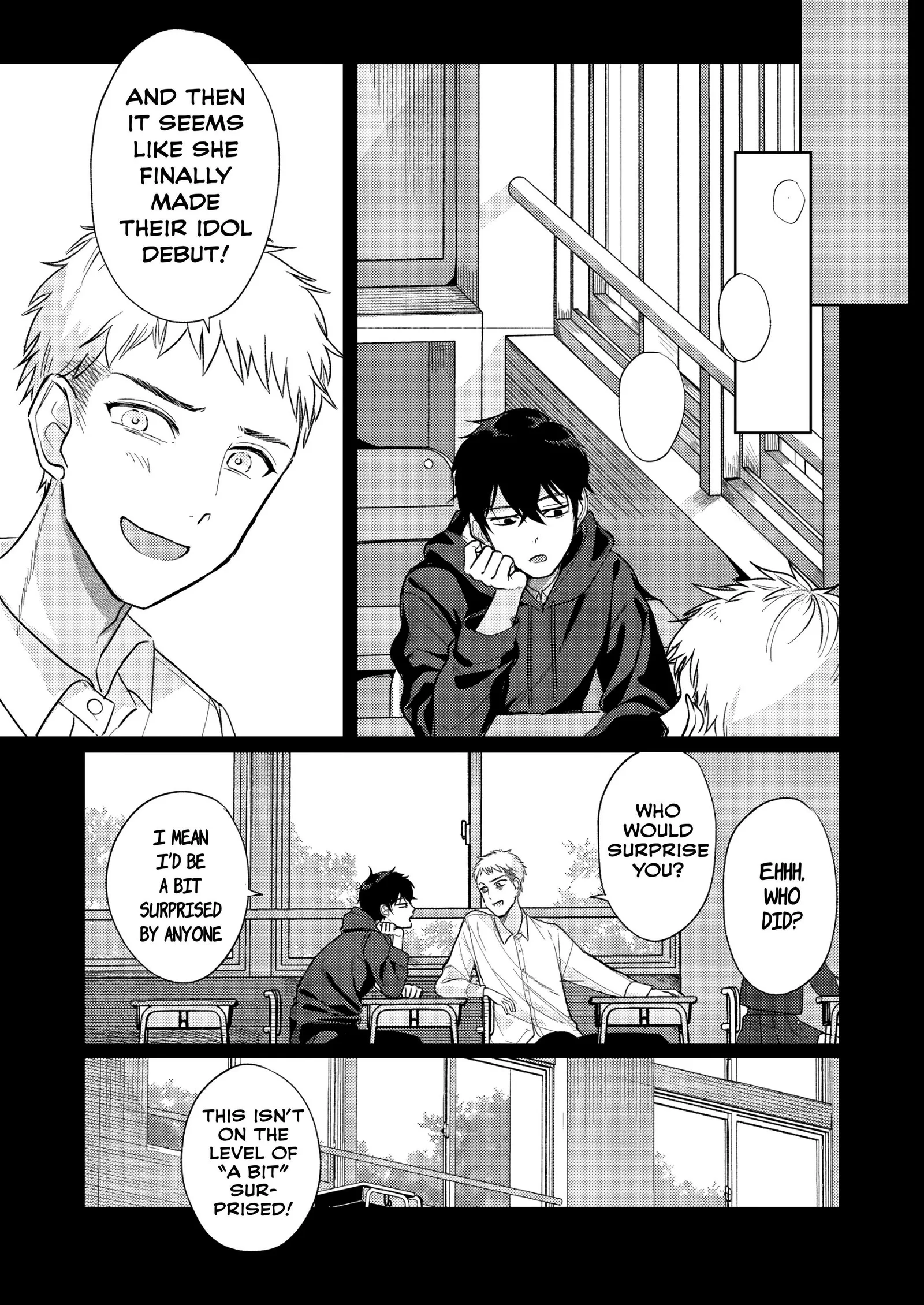 Hyouga-kei Idol no Manager wo Shiteimasu ga, Mou Genkai desu. Chapter 1 page 11
