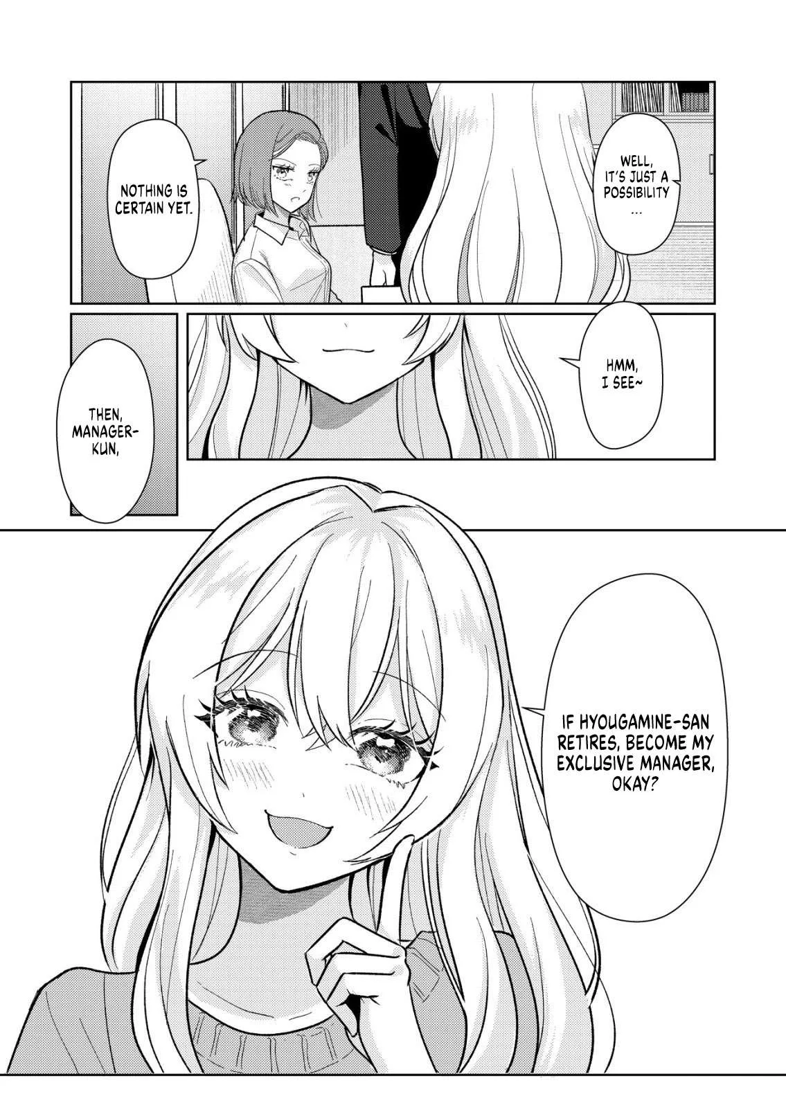 Hyouga-kei Idol no Manager wo Shiteimasu ga, Mou Genkai desu. Chapter 5 page 9