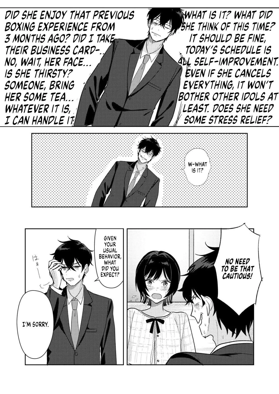 Hyouga-kei Idol no Manager wo Shiteimasu ga, Mou Genkai desu. Chapter 5 page 21