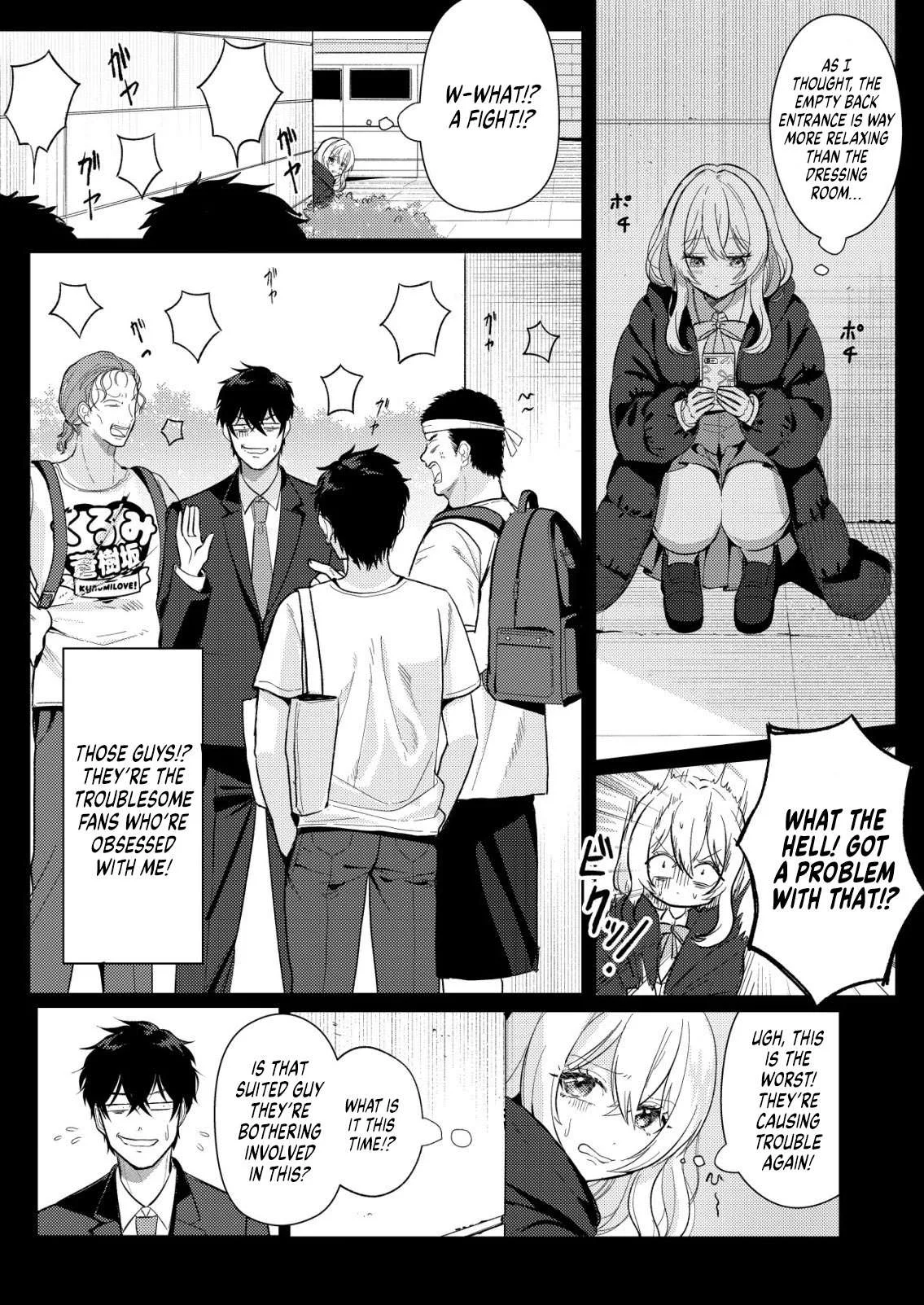 Hyouga-kei Idol no Manager wo Shiteimasu ga, Mou Genkai desu. Chapter 6 page 2