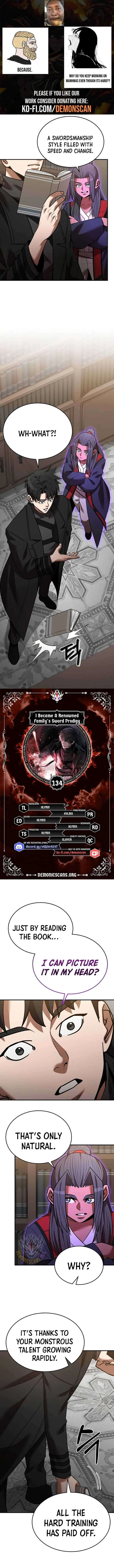 I Became a Renowned Family's Sword Prodigy Chapter 134 page 1