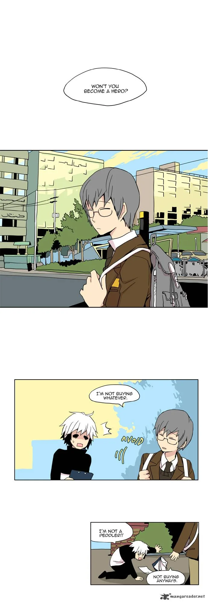 I Don't Want This Kind of Hero Chapter 1 page 1