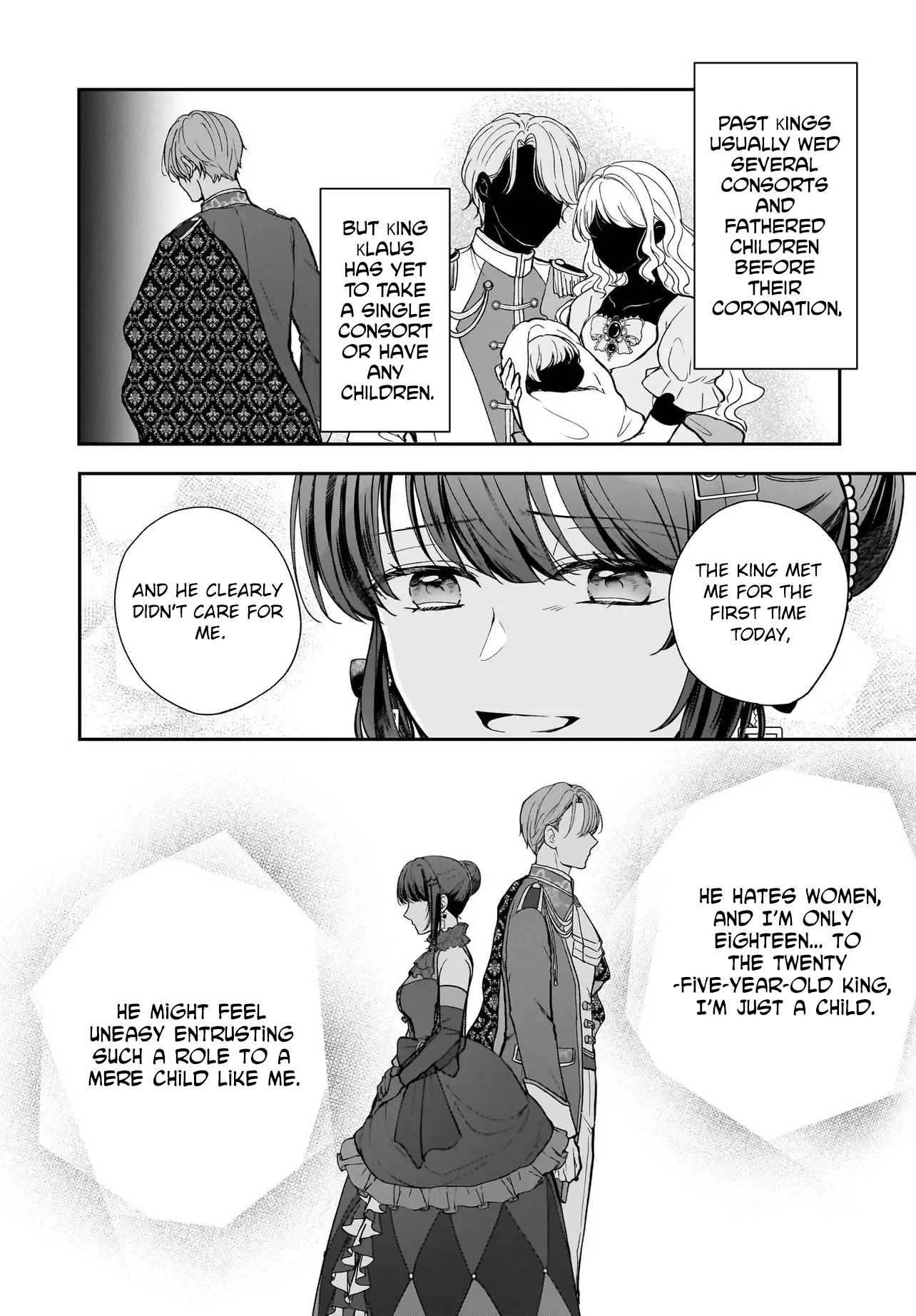 I'm a Professional Queen Consort, So Please Spare Me the King's Doting Chapter 1 page 24