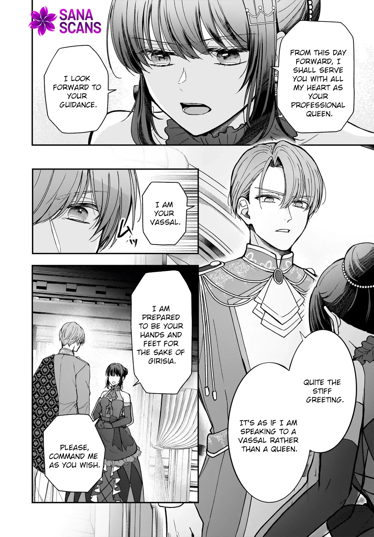 I'm a Professional Queen Consort, So Please Spare Me the King's Doting Chapter 1 page 34