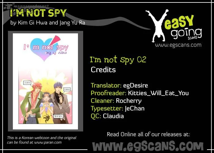 I'm Not Spy Chapter 2 page 1