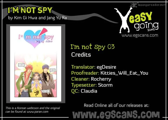 I'm Not Spy Chapter 3 page 1