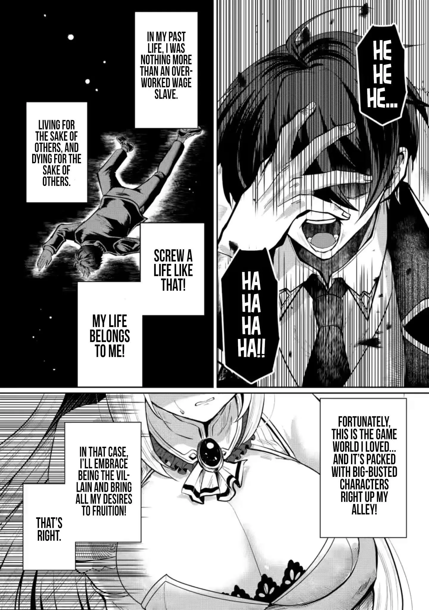 I Reincarnated as a Lazy Villainous Prince and Built an Evil Boob Kingdom: I Was Living Freely in the Game World, So Why Won't the Beautiful Girls Leave Me Alone? Chapter 1 page 22