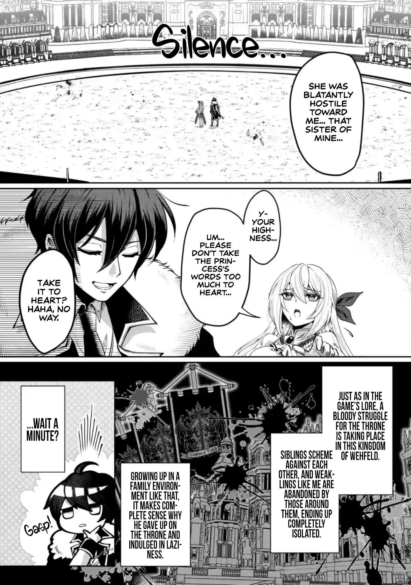 I Reincarnated as a Lazy Villainous Prince and Built an Evil Boob Kingdom: I Was Living Freely in the Game World, So Why Won't the Beautiful Girls Leave Me Alone? Chapter 1 page 20