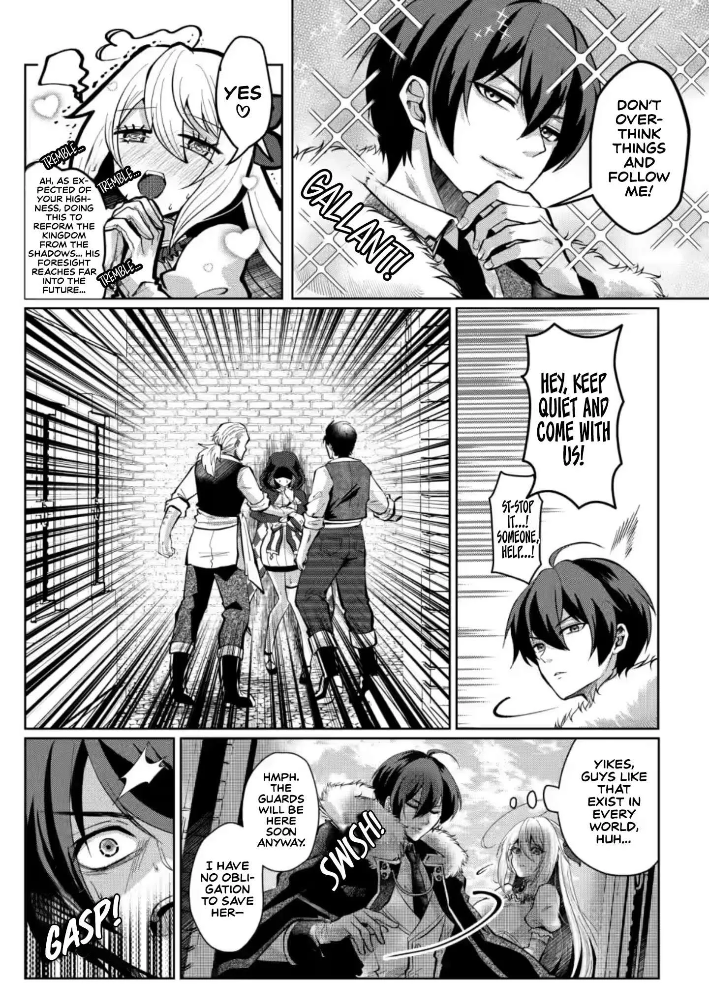 I Reincarnated as a Lazy Villainous Prince and Built an Evil Boob Kingdom: I Was Living Freely in the Game World, So Why Won't the Beautiful Girls Leave Me Alone? Chapter 2 page 4