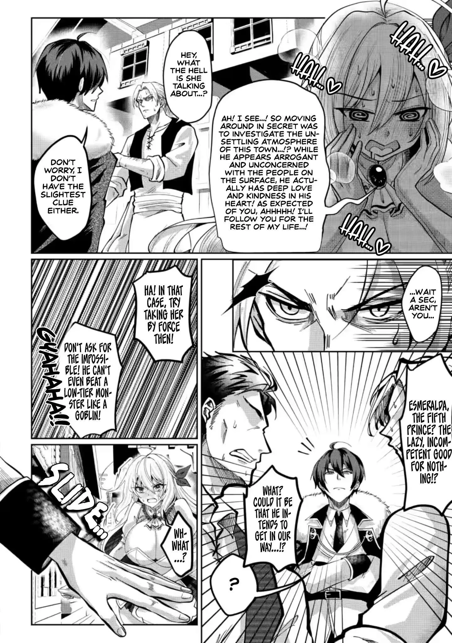 I Reincarnated as a Lazy Villainous Prince and Built an Evil Boob Kingdom: I Was Living Freely in the Game World, So Why Won't the Beautiful Girls Leave Me Alone? Chapter 2 page 7