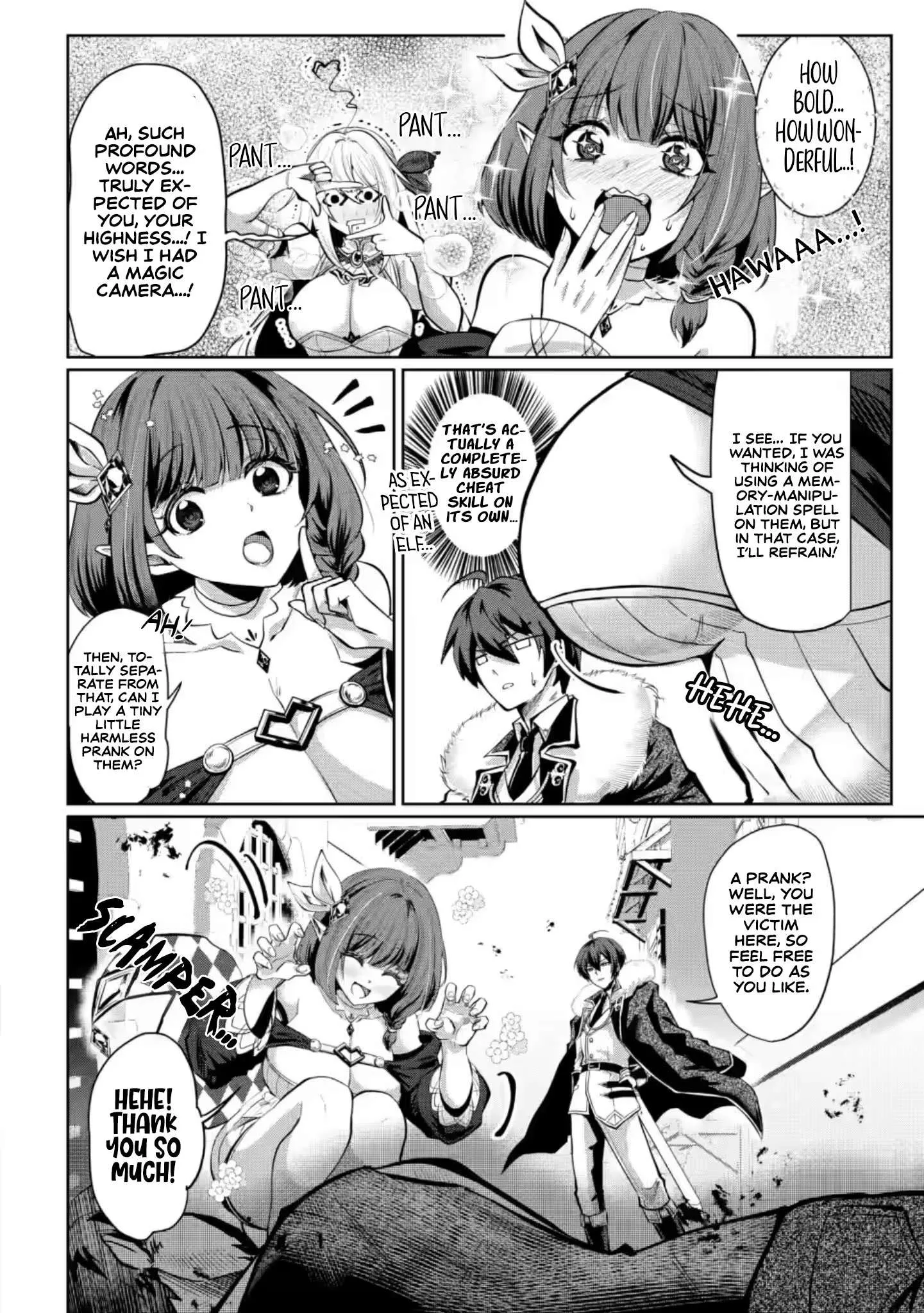 I Reincarnated as a Lazy Villainous Prince and Built an Evil Boob Kingdom: I Was Living Freely in the Game World, So Why Won't the Beautiful Girls Leave Me Alone? Chapter 2 page 28