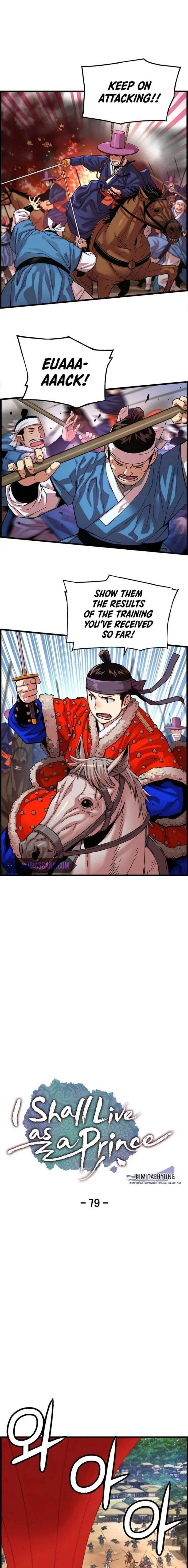 I Shall Live as a Prince Chapter 79 page 1