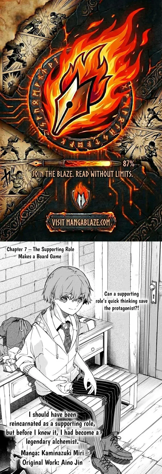 I Should Have Been Reincarnated as a Supporting Role, but Before I Knew It, I Had Become a Legendary Alchemist. Chapter 7.1 page 1