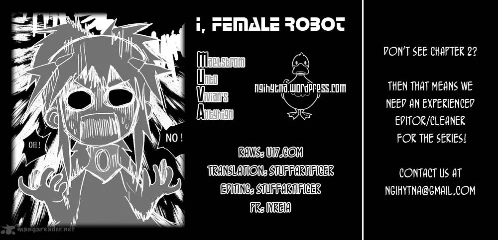I The Female Robot Chapter 1 page 1