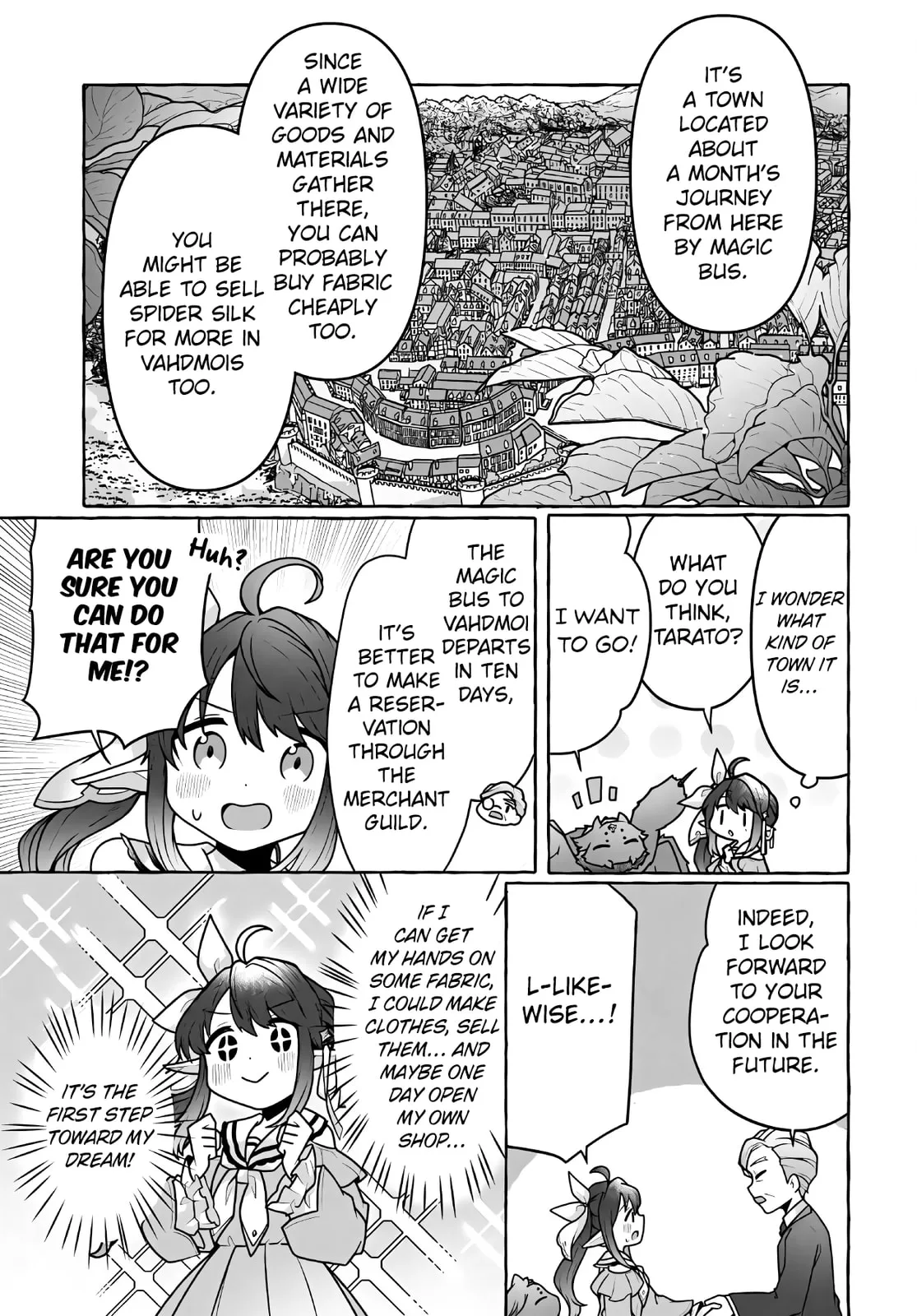 I've Tamed a Spider Monster, So I'm Going to Try My Best at Sewing with Spider Silk! Chapter 3 page 13