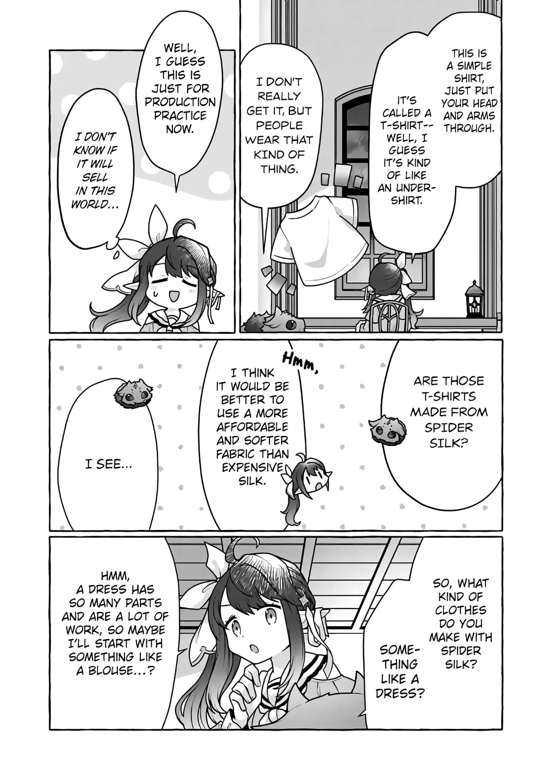 I've Tamed a Spider Monster, So I'm Going to Try My Best at Sewing with Spider Silk! Chapter 3 page 21