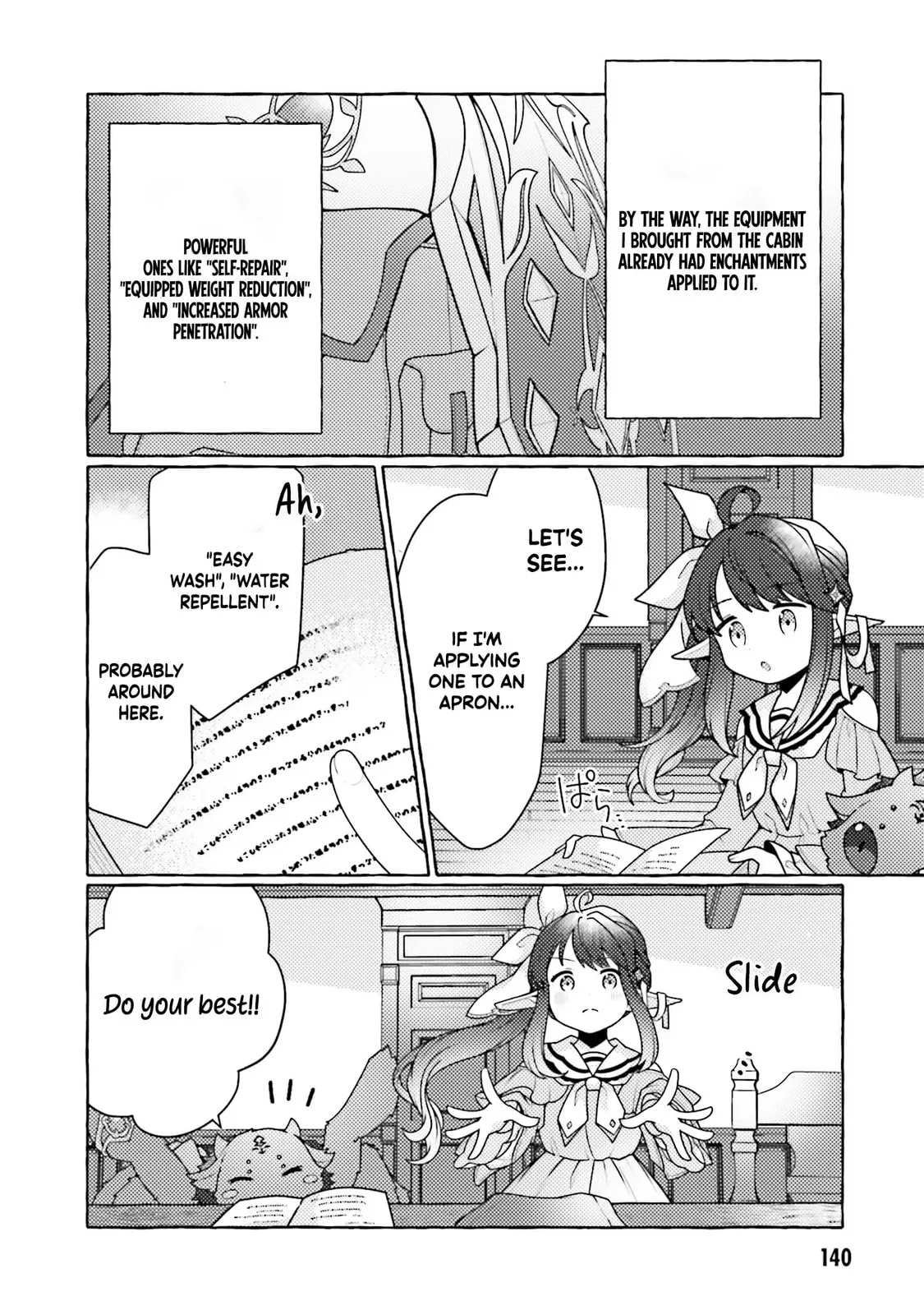 I've Tamed a Spider Monster, So I'm Going to Try My Best at Sewing with Spider Silk! Chapter 4 page 23