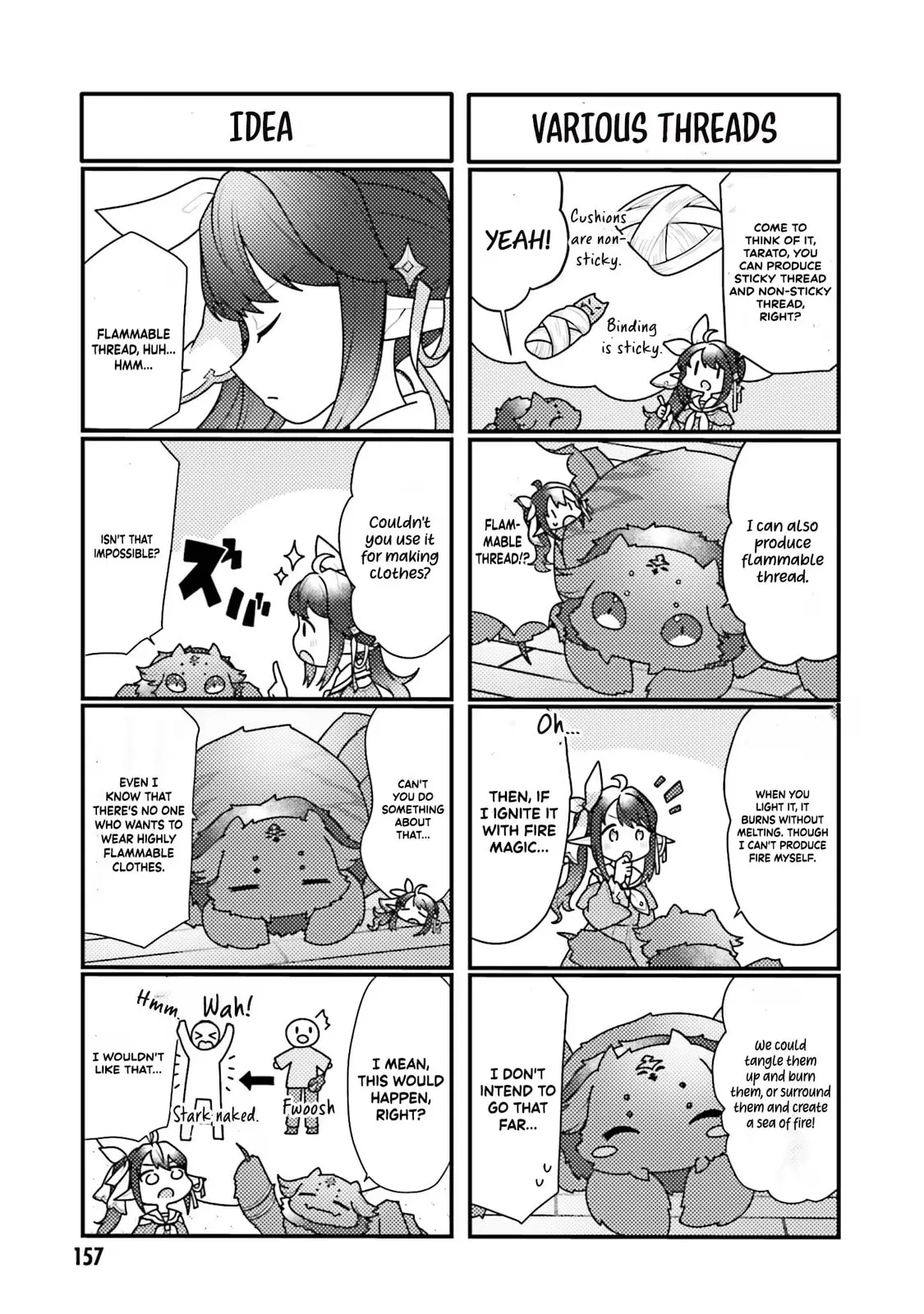 I've Tamed a Spider Monster, So I'm Going to Try My Best at Sewing with Spider Silk! Chapter 4 page 40