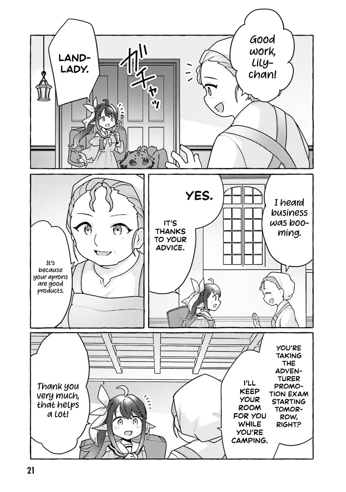 I've Tamed a Spider Monster, So I'm Going to Try My Best at Sewing with Spider Silk! Chapter 5 page 23
