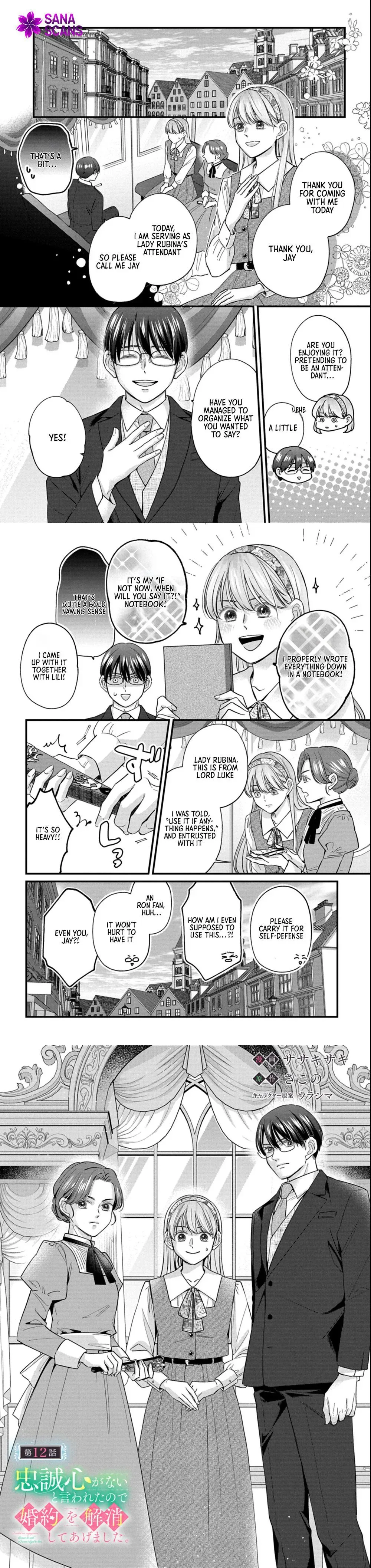 I Was Told I Had No Loyalty, So I Kindly Broke Off the Engagement. Chapter 12 page 1