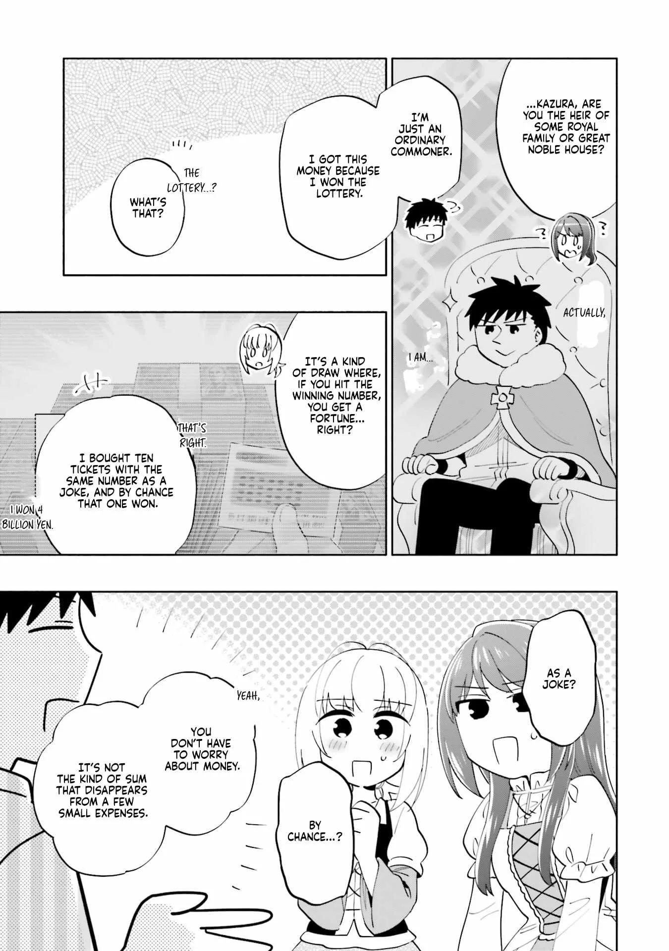 I Won 4 Billion in a Lottery But I Went to Another World Chapter 90 page 13