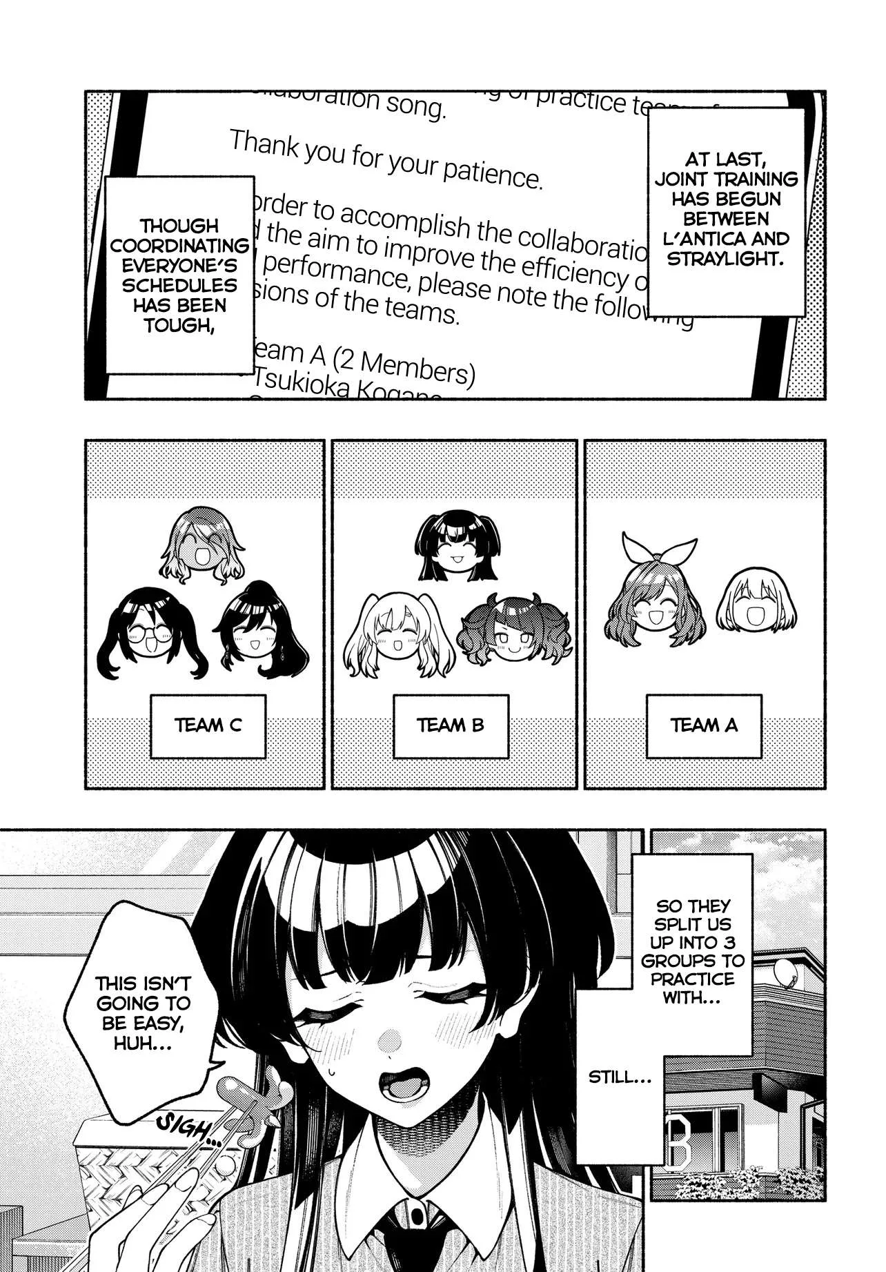 Idolmaster Shiny Colors Coherent Light Chapter 19.2 page 1