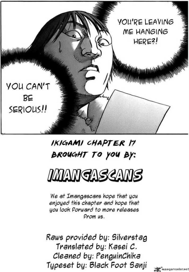 Ikigami Chapter 17 page 34